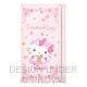 Portefeuille Sanrio Hello Kitty rose avec personnages et fleurs