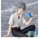 Statue de Kaworu Nagisa d'Evangelion avec une canette