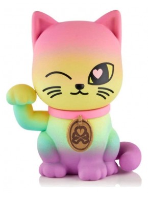 Figura de 6 cm Lucky Cats em tons pastel