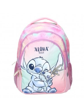 Sac à dos rose avec design de Stitch