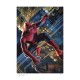 Lithographie de Spider-Man avec fond de ville