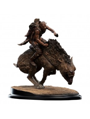 Statue de Sharkû sur un Warg 18 cm