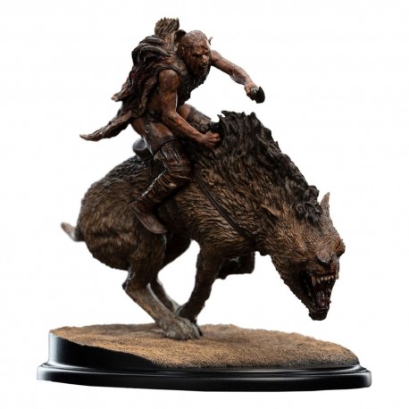 Statue de Sharkû sur un Warg 18 cm