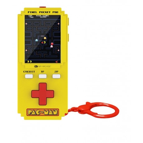 Console portative jaune Pixel Pocket Pro de Pac-Man