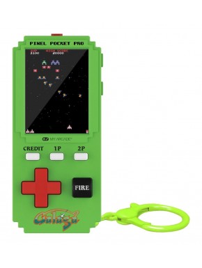 Console portable verte Pixel Pocket Pro avec écran couleur