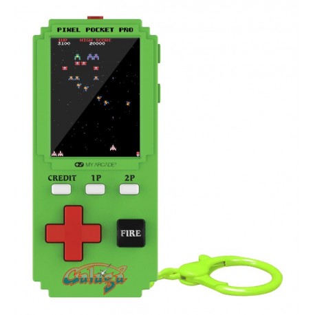 Console portable verte Pixel Pocket Pro avec écran couleur