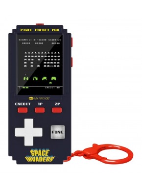Console portable Pixel Pocket Pro avec thème Space Invaders