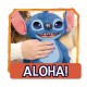 Peluche interactive Stitch avec yeux LCD et son