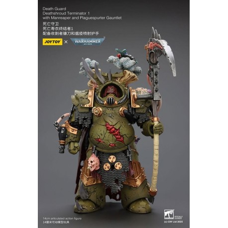 Figurine articulée Warhammer 40k Death Guard 14 cm