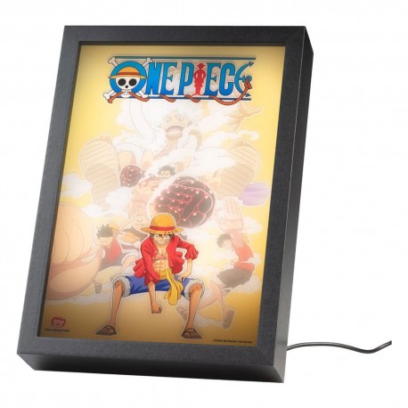 Impression LED encadrée One Piece illuminée