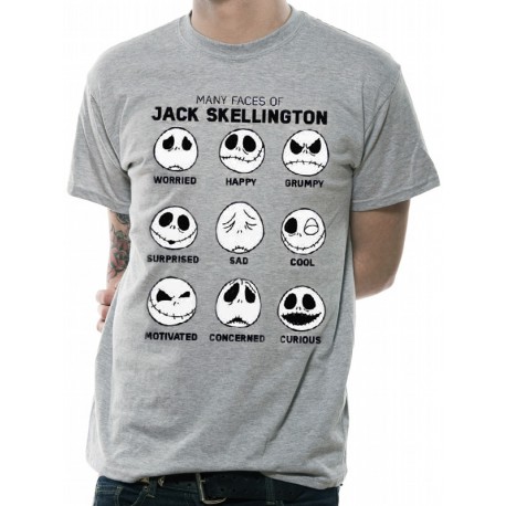 Camiseta Pesadilla antes de Navidad Jack Caras