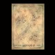 Lithographie carte de Nouvelle-Zélande Le Hobbit