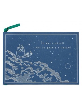 Carte de vœux avec motif de ciel nocturne de Mon Voisin Totoro