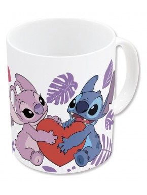 Tasse Lilo & Stitch en céramique avec Angel et Stitch