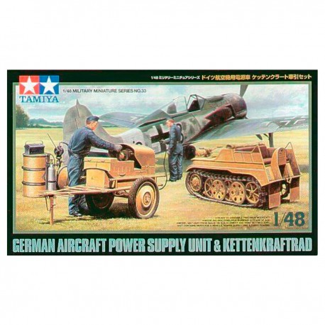 Modelo Kettenkraftrad e unidade de alimentação Tamiya 1/48
