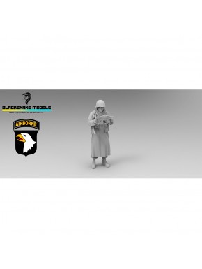 Figurine officier de la 101e aéroportée échelle 1/35