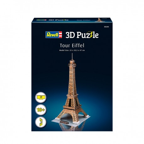 Rompecabezas 3D Torre Eiffel de Revell en caja