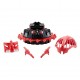 Veículo Roton de 22 cm em vermelho e preto de Masters of the Universe