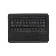 Capa preta com teclado Bluetooth para tablet de 8 polegadas