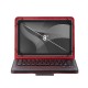Capa preta com teclado Bluetooth para tablet de 8 polegadas