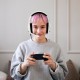 Casque gaming blanc Phoenix X-IO avec RGB