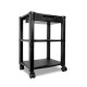 Table d'appoint modulaire noire pour imprimante Phoenix