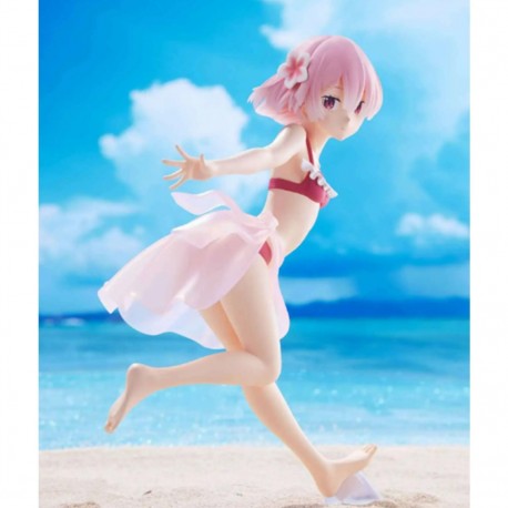 Figurine de 18 cm de Ram de Re: Zero en maillot de bain par Banpresto