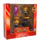 Pack de 4 figurines Yu-Gi-Oh! avec carte exclusive