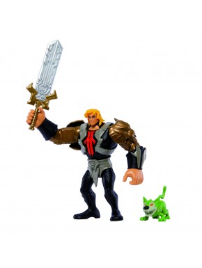 Figurine He-Man Savage Eternia de Mattel avec épée et compagnon