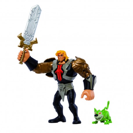 Figurine He-Man Savage Eternia de Mattel avec épée et compagnon