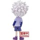 Figurine Q Posket Killua de HunterxHunter en violet et bleu