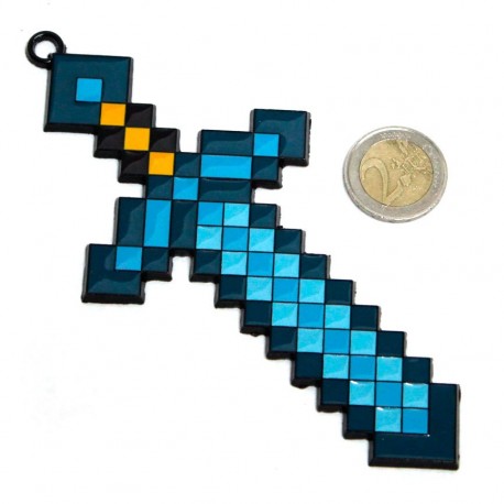 Pingente de metal Espada Diamante 15 cm