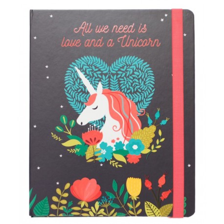 Cuaderno A5 Unicornio All You Need is Love