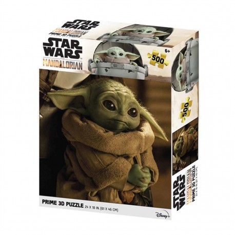 Puzzle lenticulaire 3D Grogu The Mandalorian 500 pièces