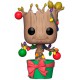 Funko Pop! Groot Edition Christmas with ornaments and lights