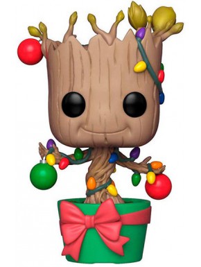 Funko Pop! Groot Edición Navidad con adornos y luces