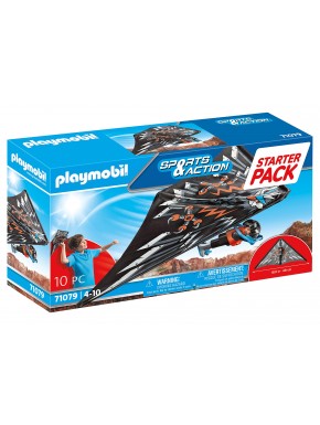 Ensemble Playmobil avec deltaplane et figurine