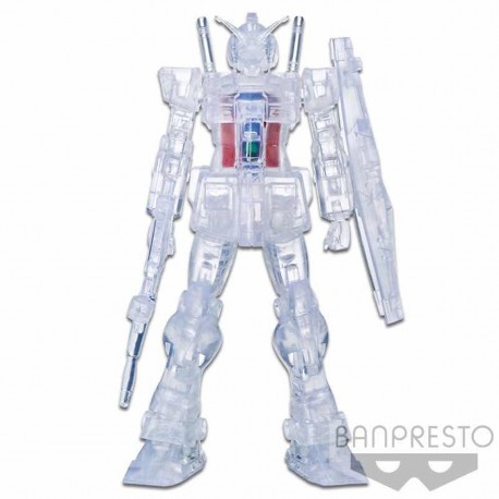 Figurine transparente RX-78-2 Mobile Suit Gundam par Banpresto