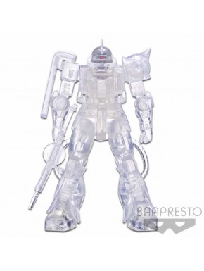 Figurine transparente de 14 cm Zaku Char's Custom par Banpresto