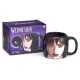 Tasse noire de Wednesday avec figurine de main Chose