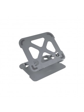 Support gris ajustable Tooq pour ordinateurs portables et tablettes