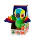 Peluche interactive colorée de Lorito Pepe