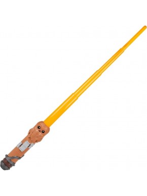 Sabre extensible Chewbacca avec lame jaune