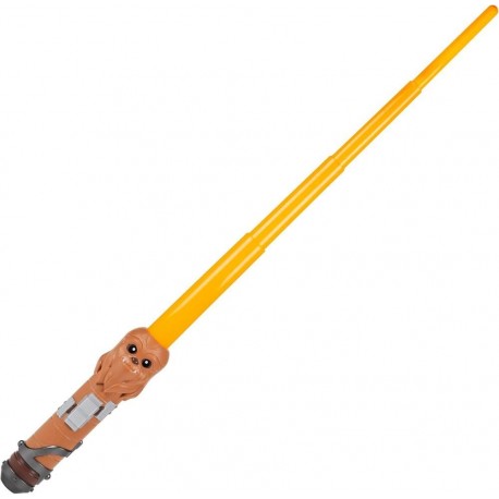 Sabre extensible Chewbacca avec lame jaune