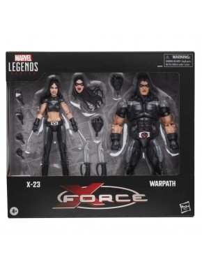 Pack de figurines d'action X-23 et Warpath de Marvel Legends