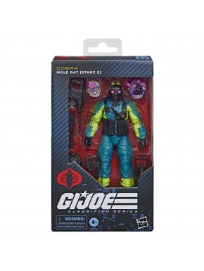 Figura G.I. Joe Classified Series Mole Rat com acessórios