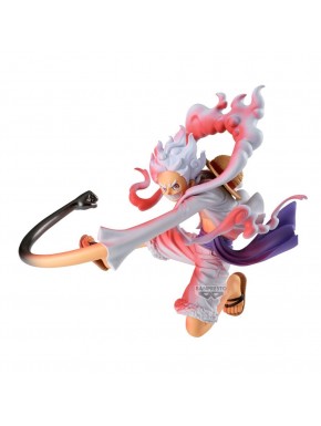 Figurine Monkey D. Luffy Gear5 de 13 cm en pose dynamique