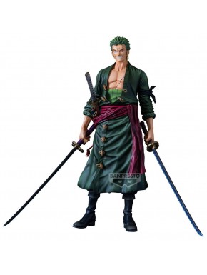 Figurine Roronoa Zoro avec trois épées 30cm Banpresto