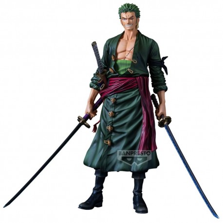Figurine Roronoa Zoro avec trois épées 30cm Banpresto