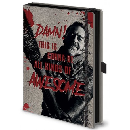 Libreta Premium A5 The Walking Dead Negan y Lucille